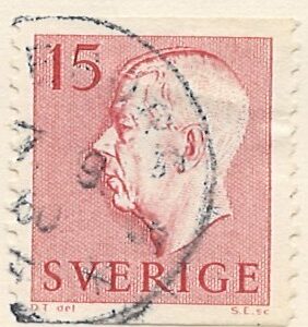 15 øre se366 stemplet hængslet