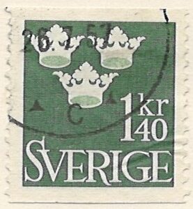 1,40 kr se344 stemplet hængslet