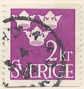 2 kr se381 stemplet hængslet