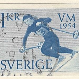 1 kr se395 stemplet hængslet
