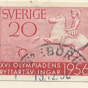 20 øre se419 stemplet hængslet