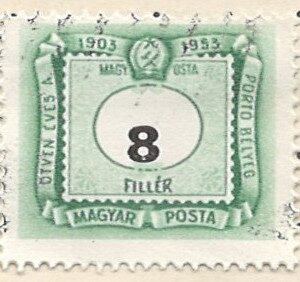 8 f hu-p213 stemplet hængslet