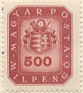 500.000.000 p hu855 hængslet
